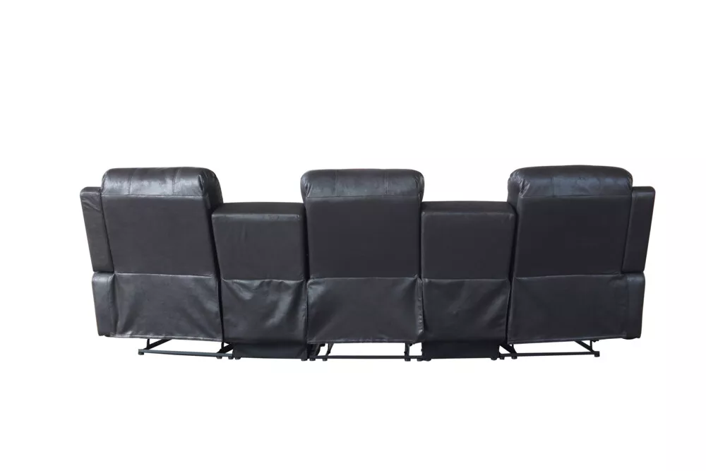 Happy Home Happy Home Home-Cinema 3-Sitzer Polstergarnitur schwarz