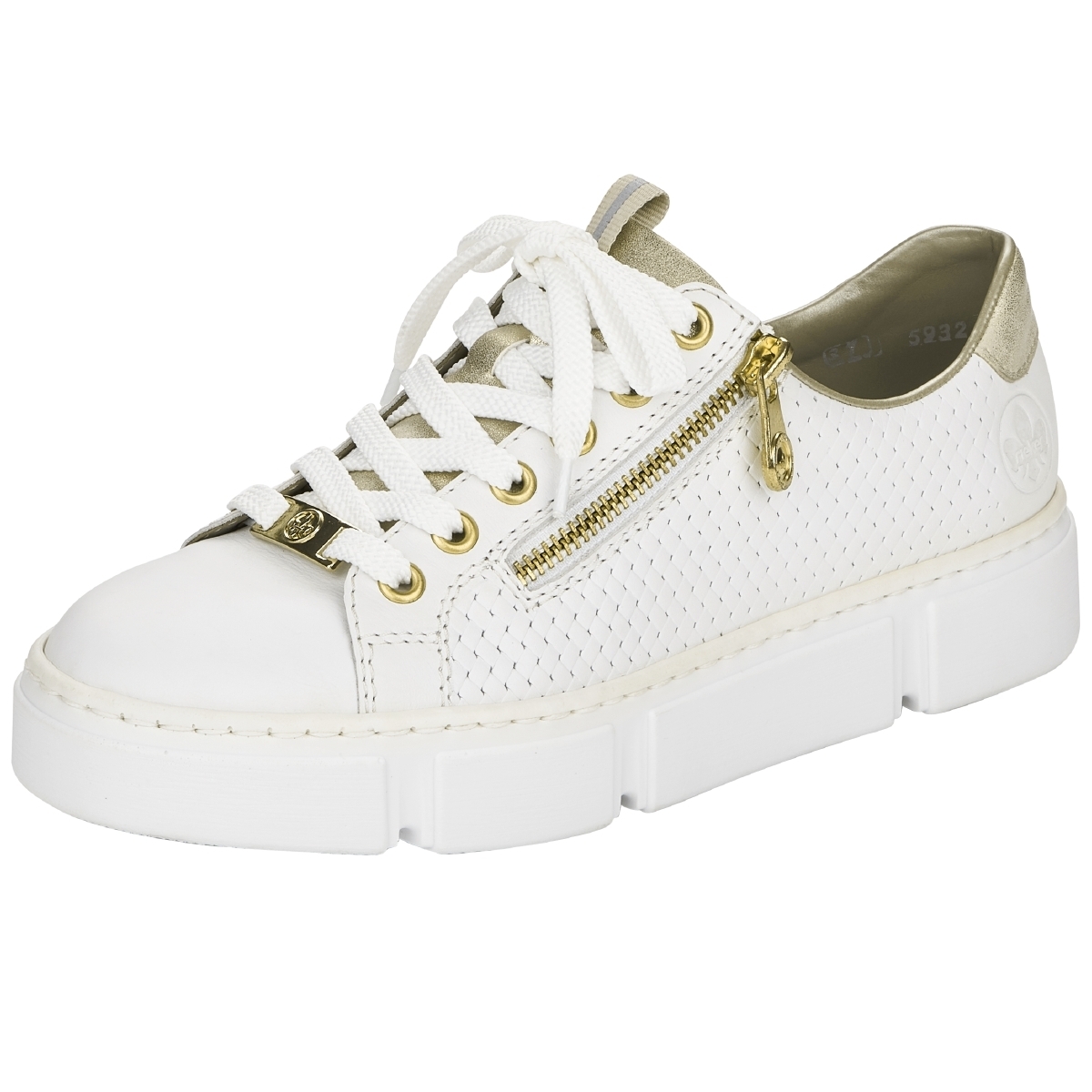Rieker N5932 Sneaker Low weiss