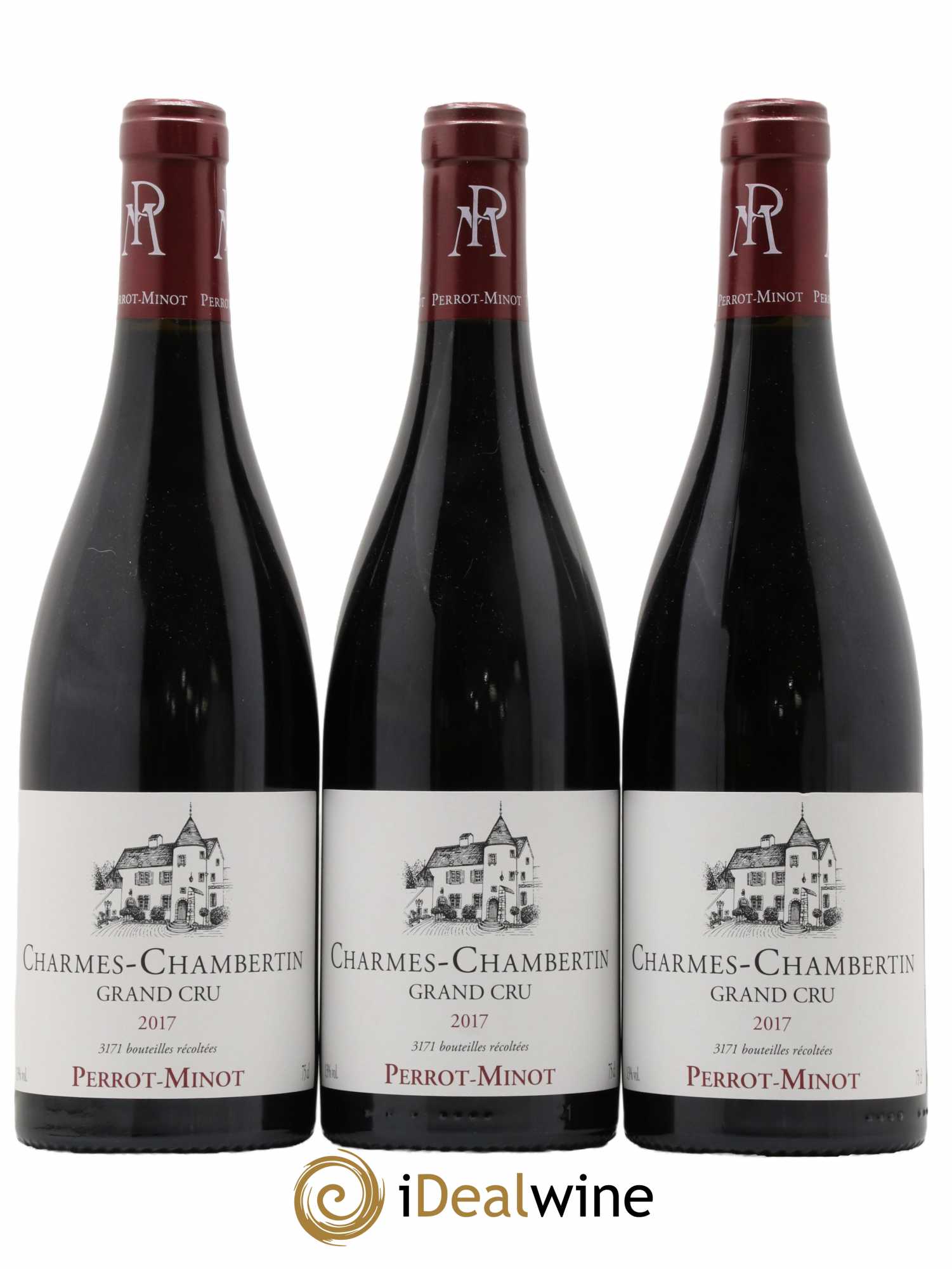 Charmes-Chambertin Grand Cru Vieilles Vignes Perrot-Minot  2017 - Lot de 3 Bouteilles