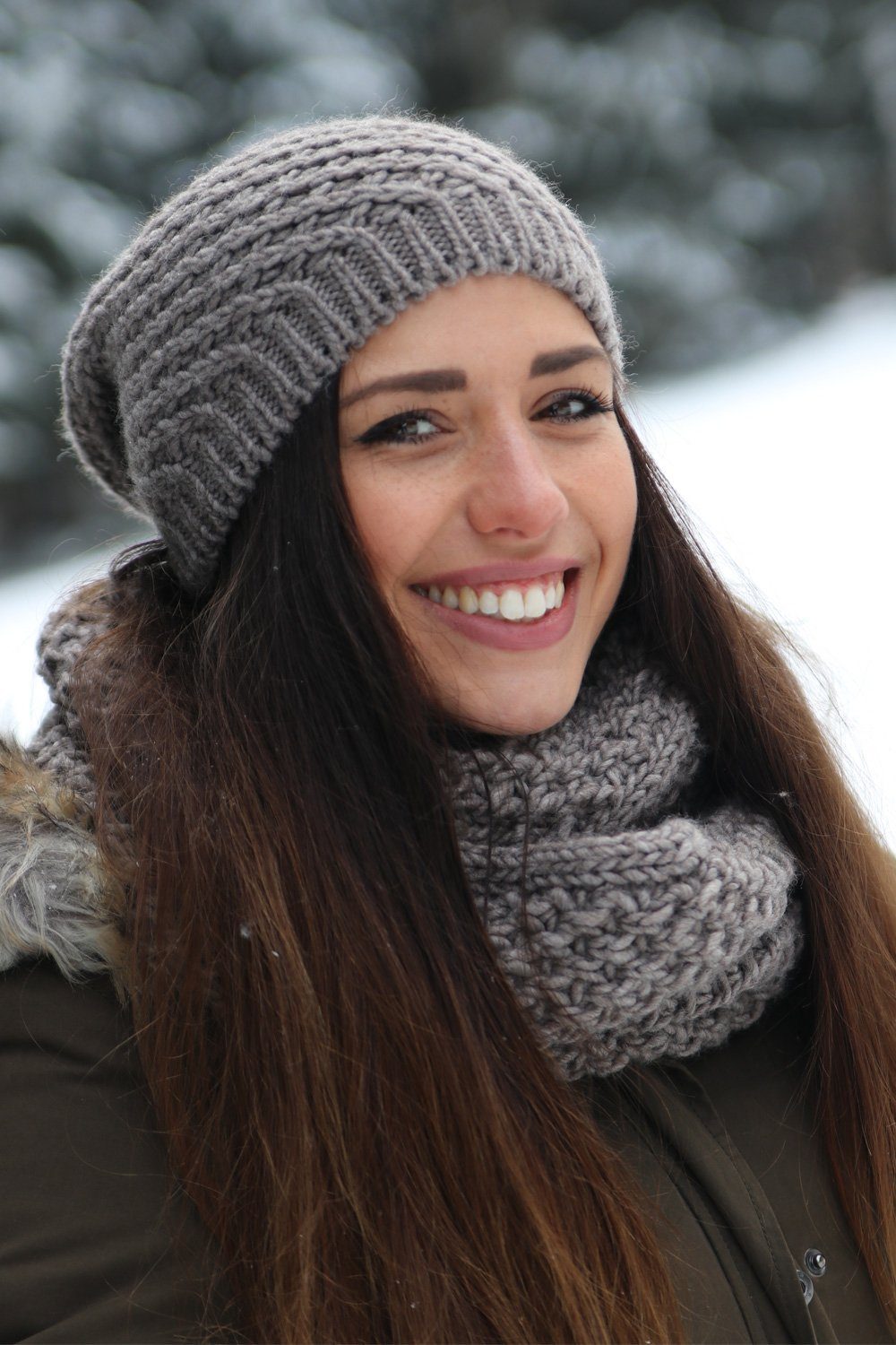 styleBREAKER Strickmütze (1-St) Grobstrick Beanie Mütze