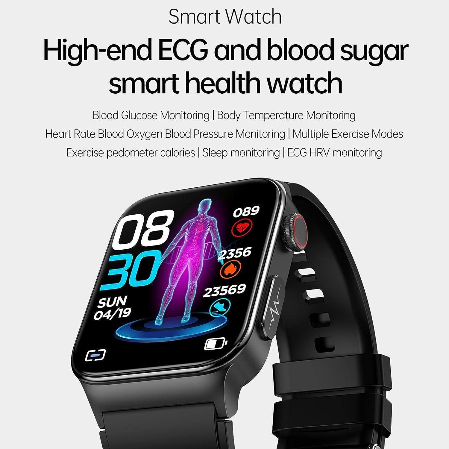 Hikeren Smartwatch, 1,92-Zoll-HD-Voll-Touchscreen-Fitness-Tracker-Uhr Smartwatch