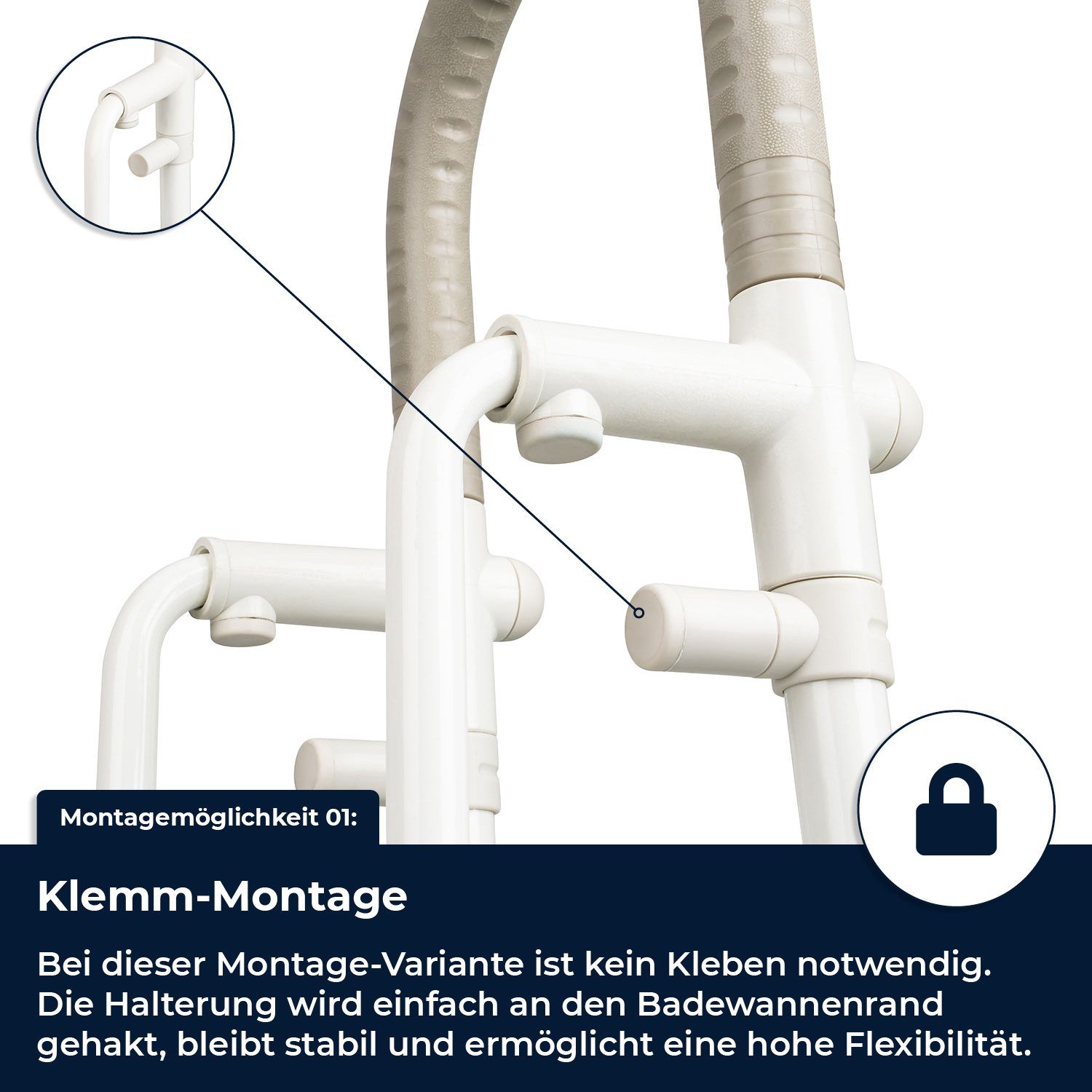 flexilife Badewannen-Einstiegshilfe Badewanneneinstiegshilfe BONARE