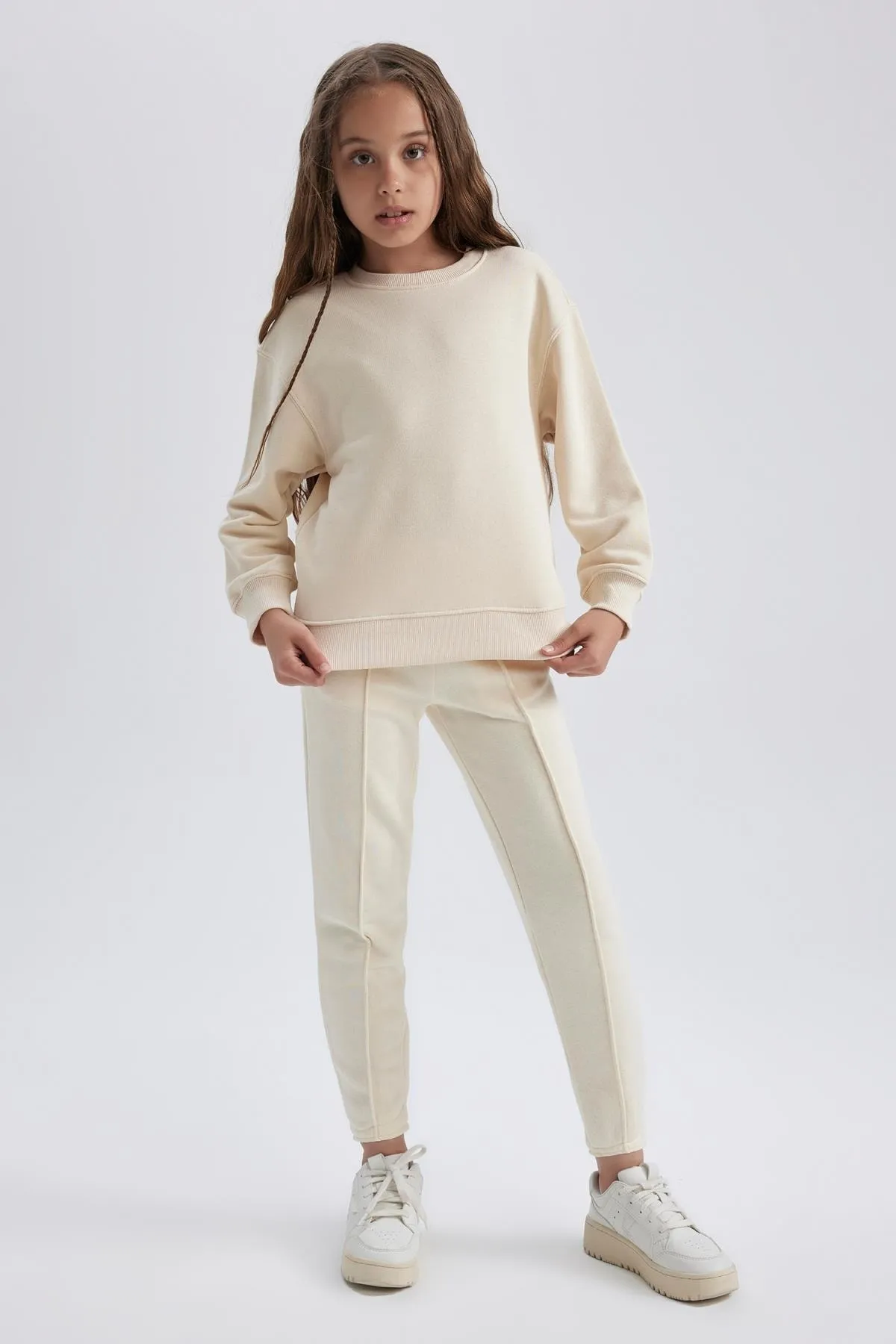 DeFacto  Schul-Sweatshirt mit Rundhalsausschnitt für Mädchen