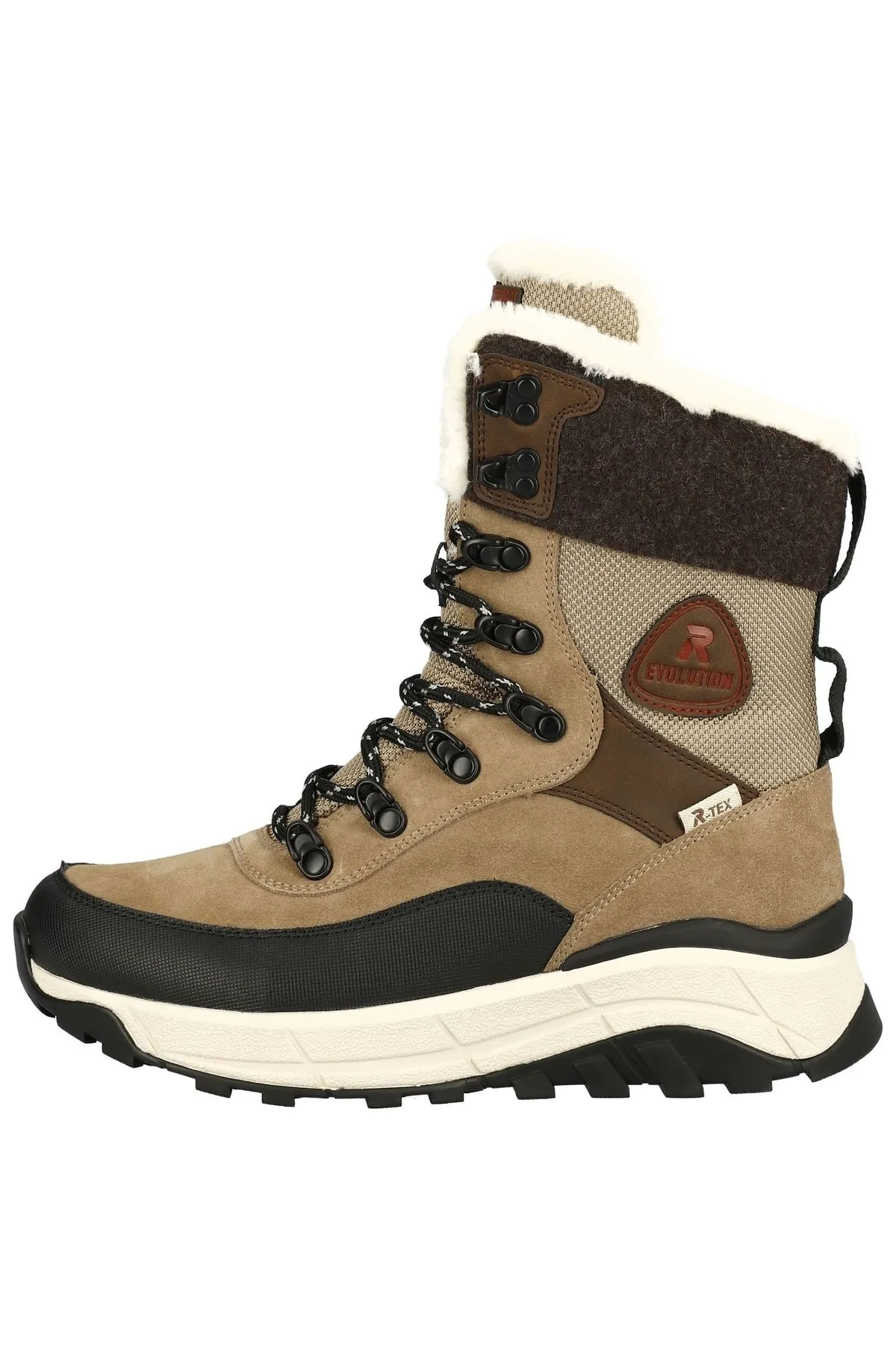Rieker  Stiefelette - Braun - Flacher Absatz