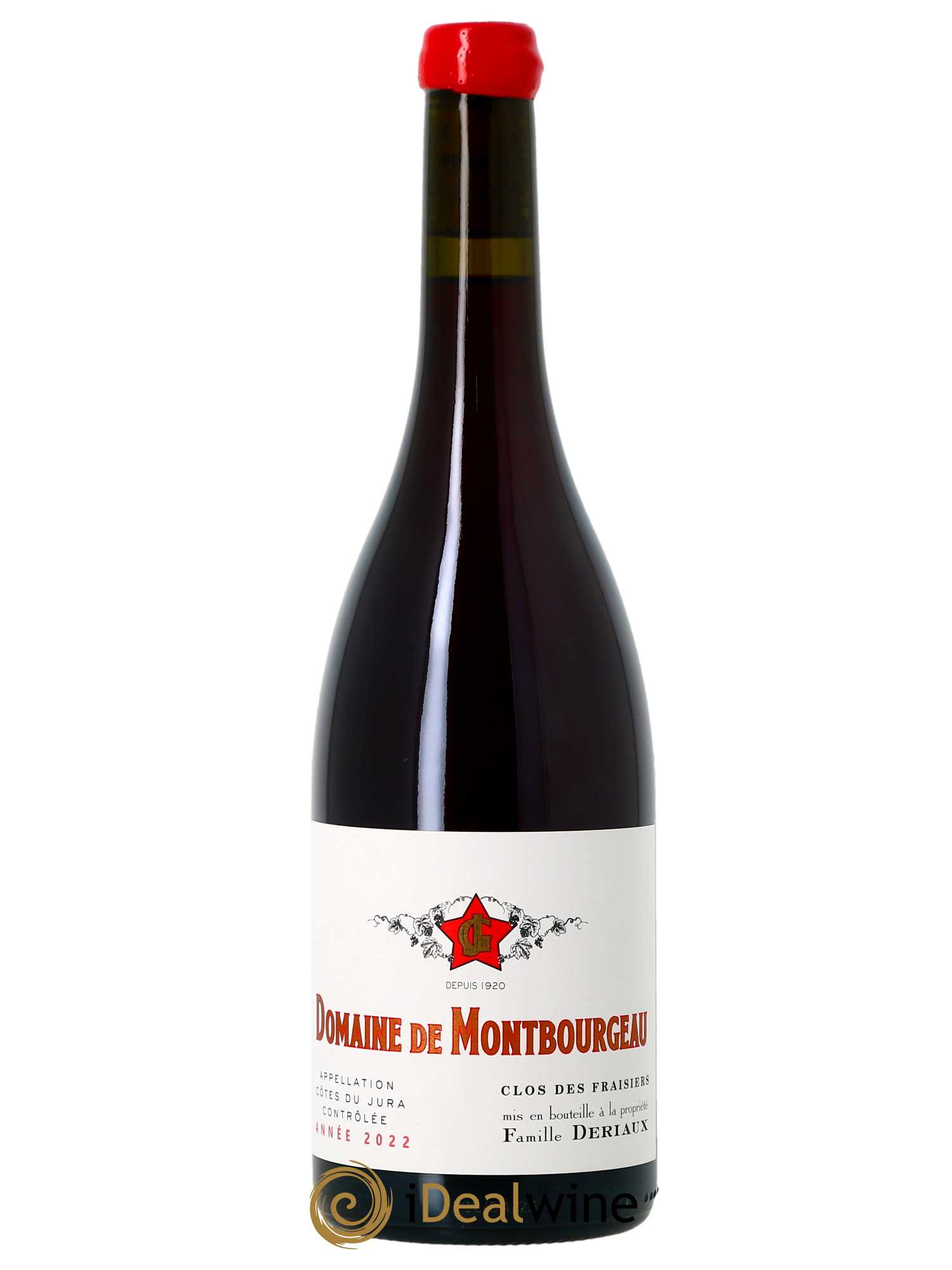 Côte du Jura Poulsard Clos des Fraisiers Domaine de Montbourgeau  2022 - Lot de 1 Bouteille