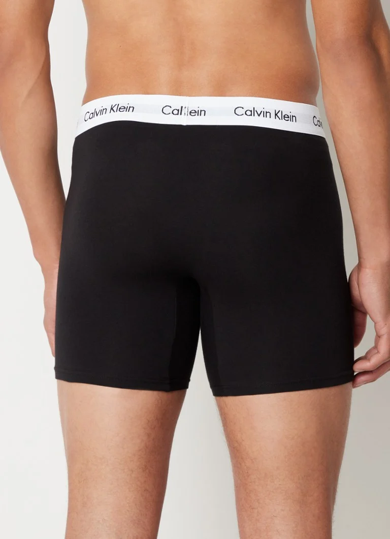 Calvin Klein Boxer Shorts with logo waistband in a 3-pack