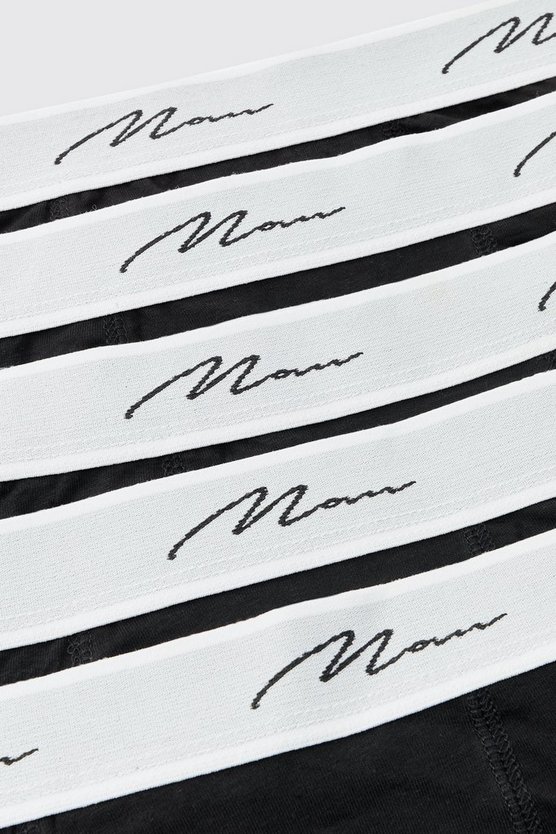 5er-Pack Man Signature Boxershorts