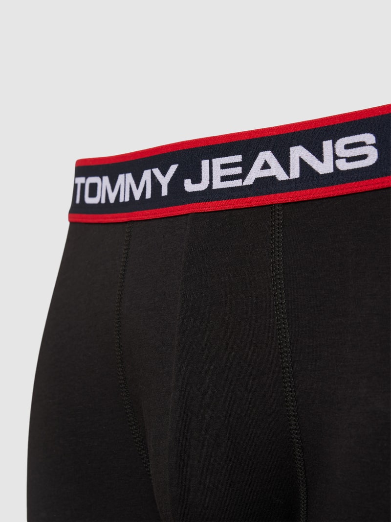Trunks mit Label-Stitching Modell 'NEW YORK' im 3er-Pack in schwarz