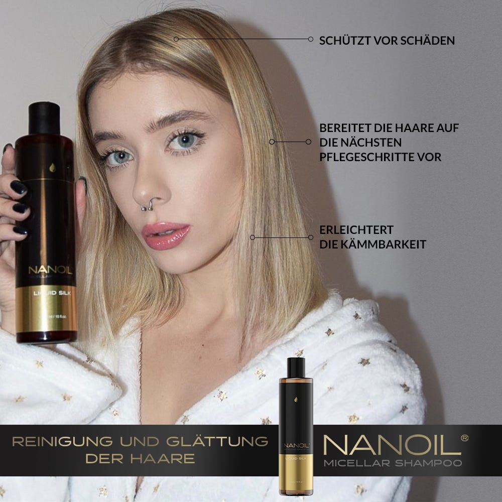 Nanoil Liquid Silk Micellar Shampoo 300 ml
