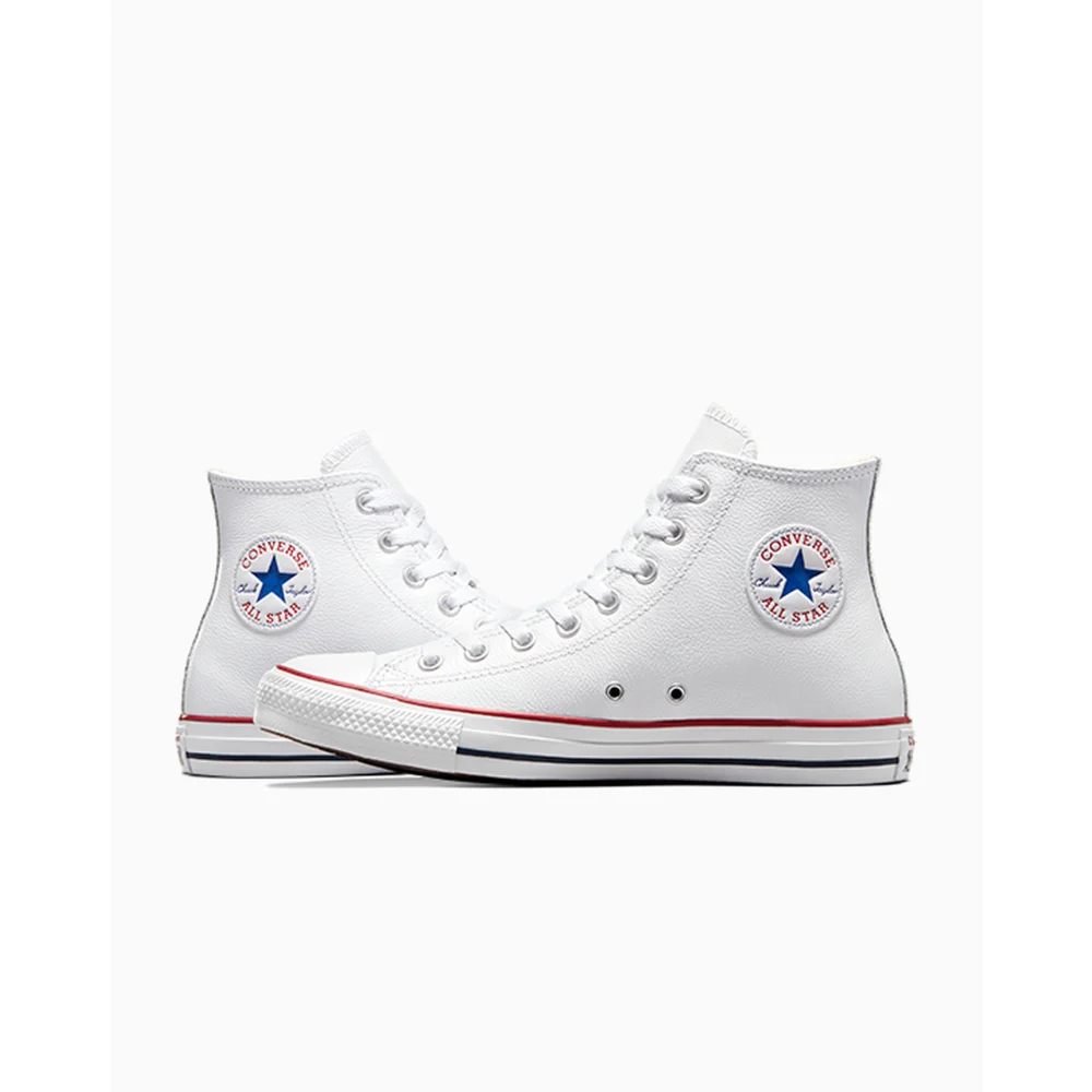 Converse Chuck Taylor All Star Leather Hi 132169C / weiss