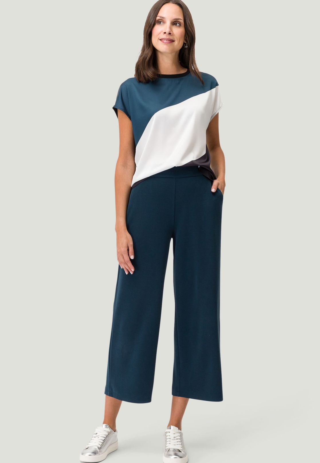 Jerseyhose mit weitem Bein