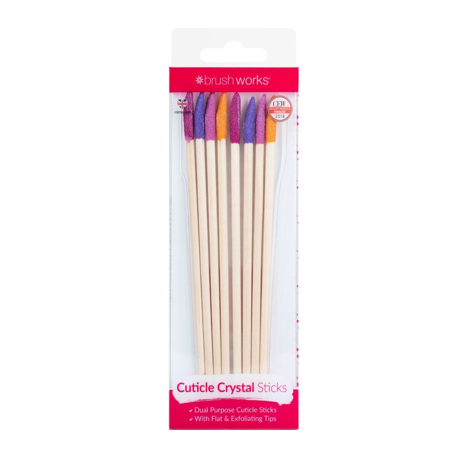 Brushworks set od 8 potiskivača zanoktica