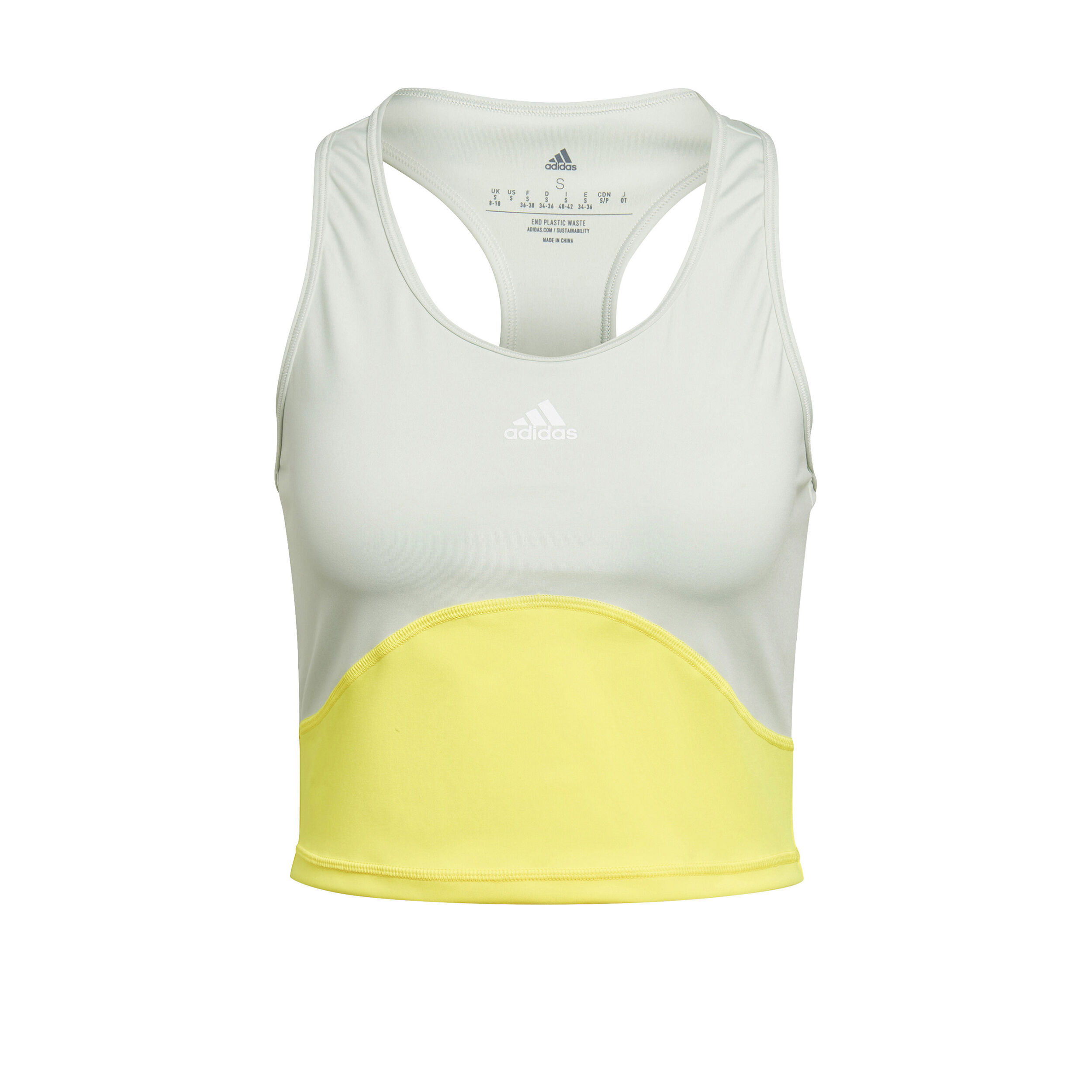 High Intensity Cropped Tank-Top Damen - Grün
