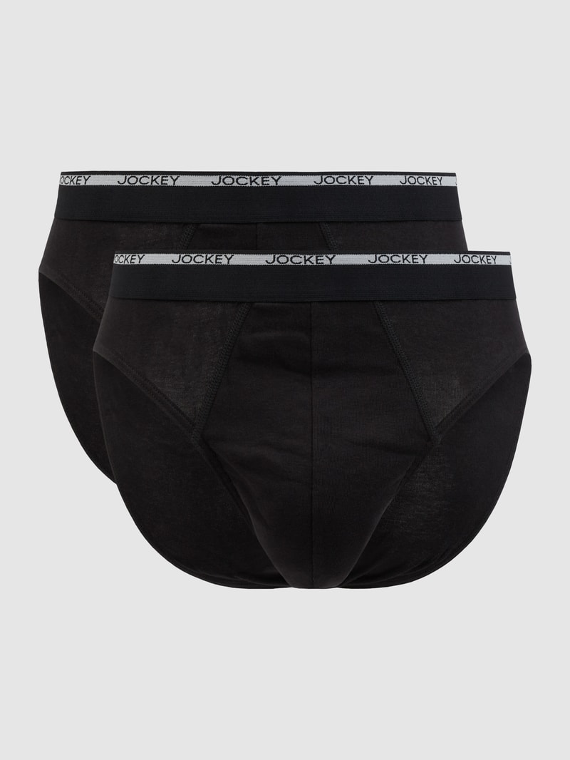 Slip im 2er-Pack in schwarz