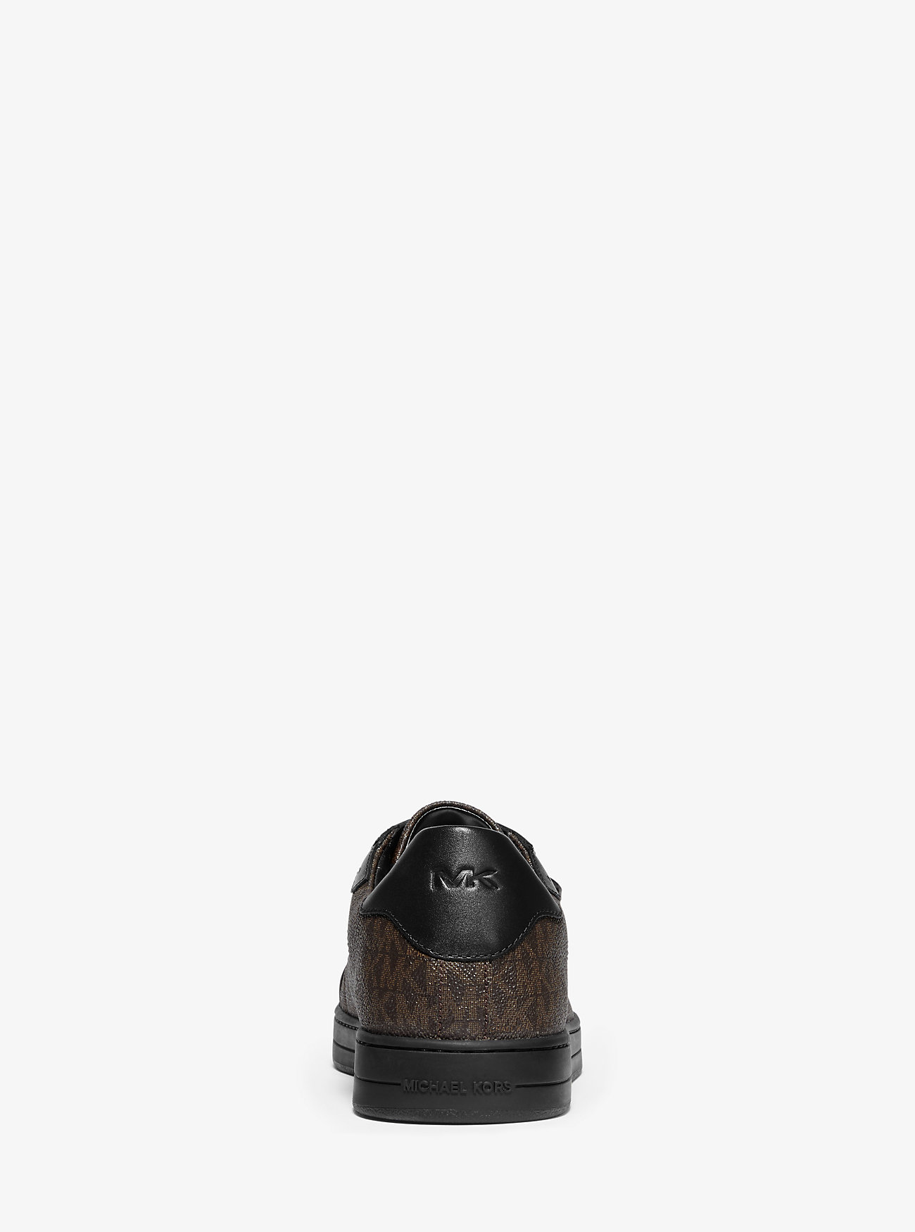 Buty sportowe ze skóry i logo Keating – BRĄZOWE/CZARNE