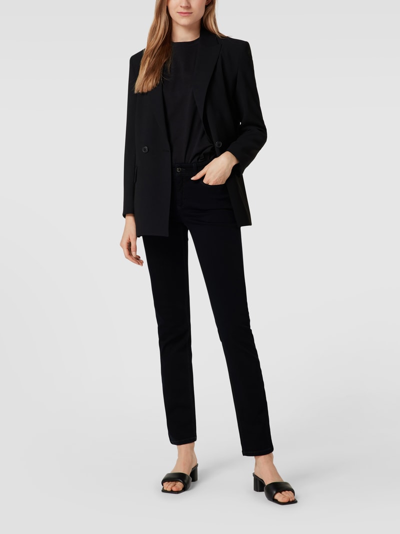 Straight Fit Jeans Modell 'Parla' in dunkelblau