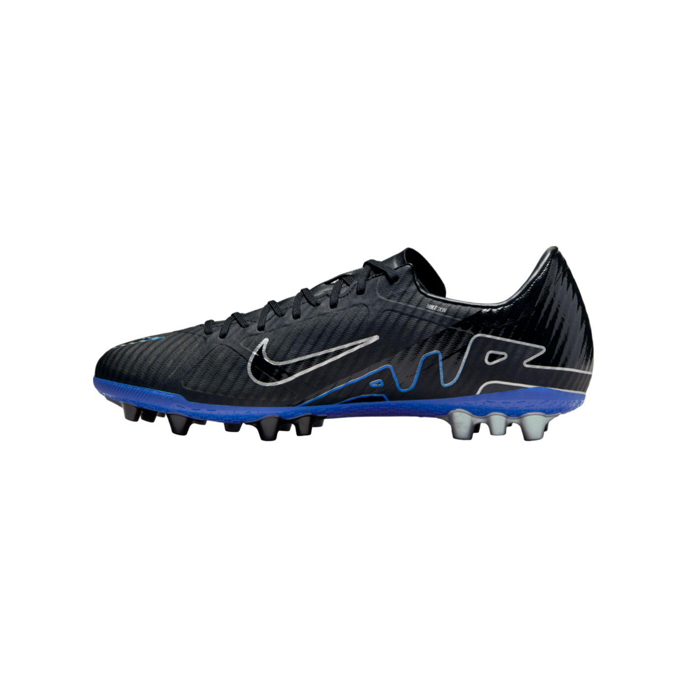 Nike Air Zoom Mercurial Vapor XV Academy AG Schwarz Silber Blau F040