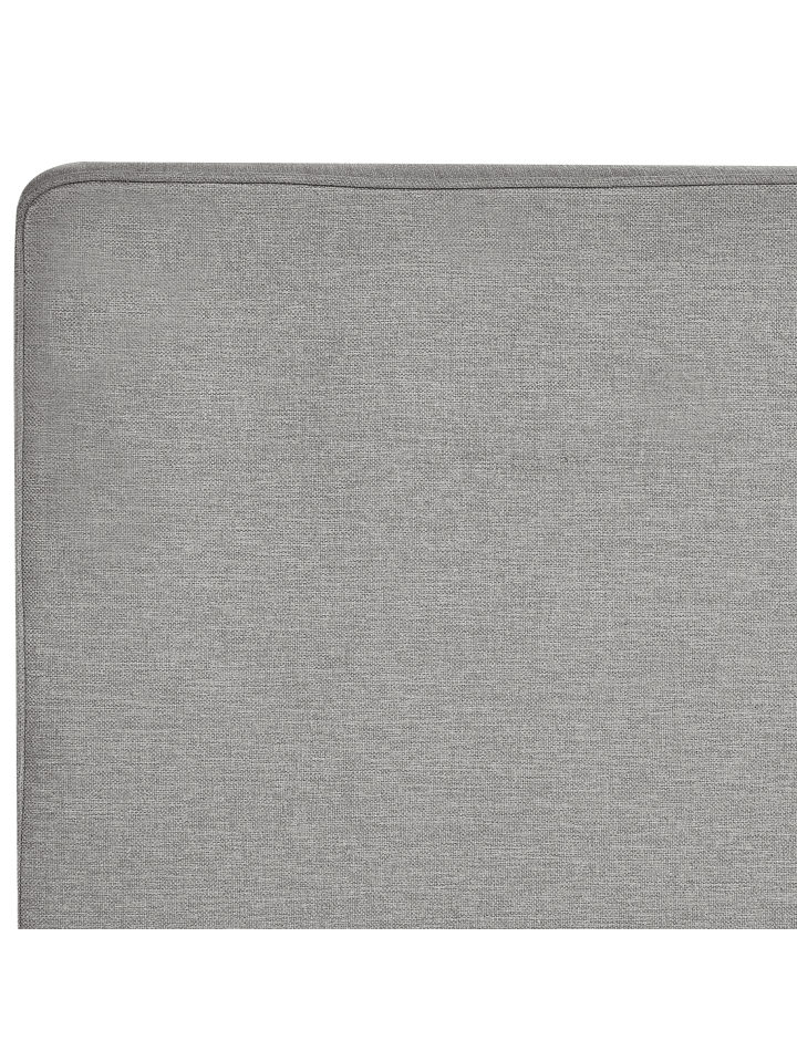 Beliani Boxspring Bett MINISTER in Grau/Silber - (W) 168 x (H) 115 x (L) 209 cm günstig kaufen onesize
