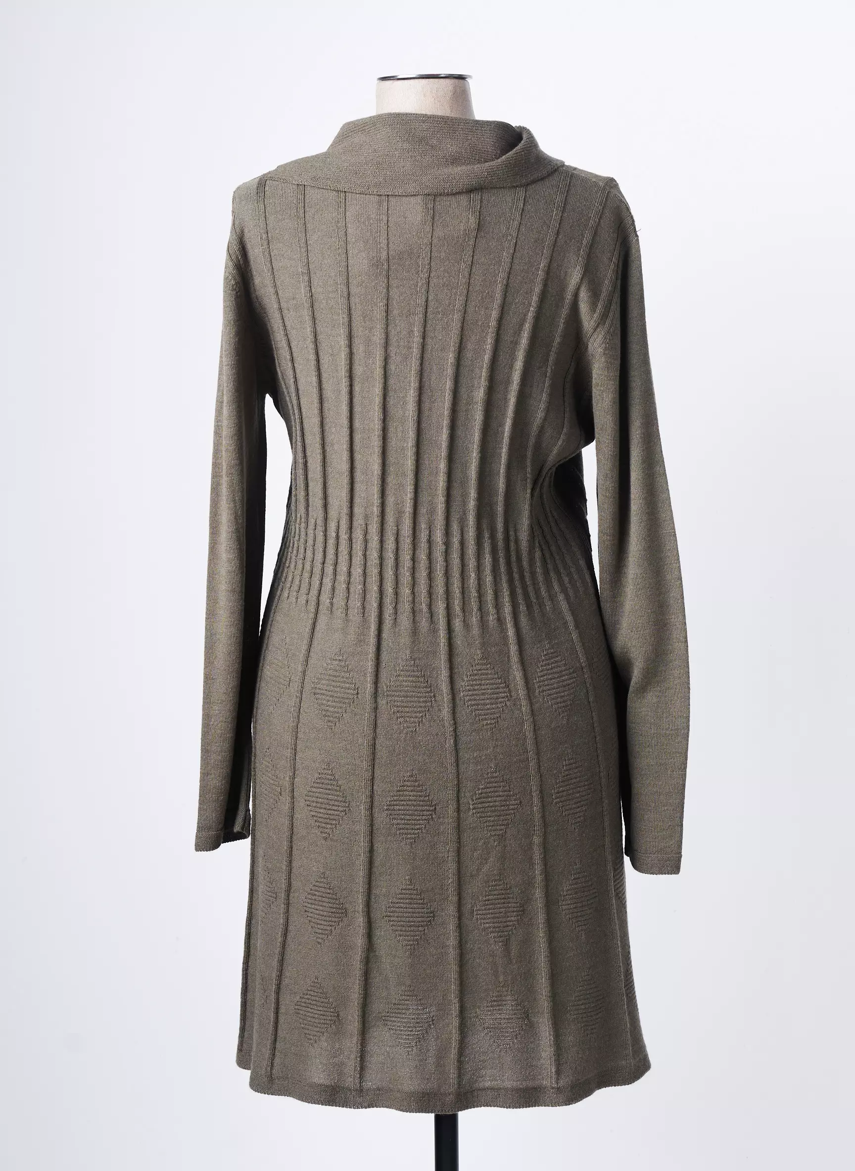 Daneva Robes Mi Longues Femme couleur vert
