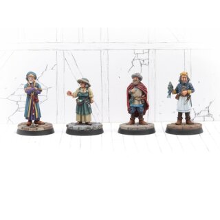 Townsfolk Miniatures - Merchants Set 2 (4)