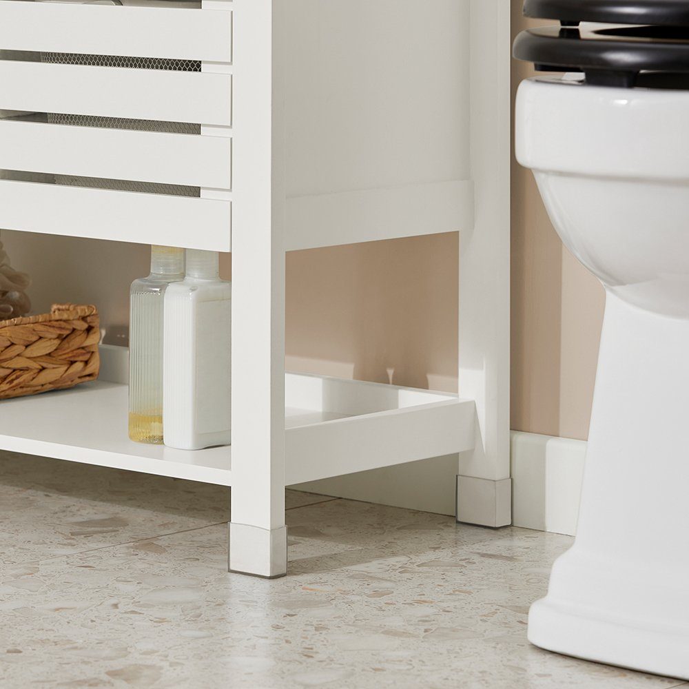 SoBuy Badkommode BZR50, Badschrank fürs Bad Badezimmerschrank Aufbewahrungsschrank Flurschrank