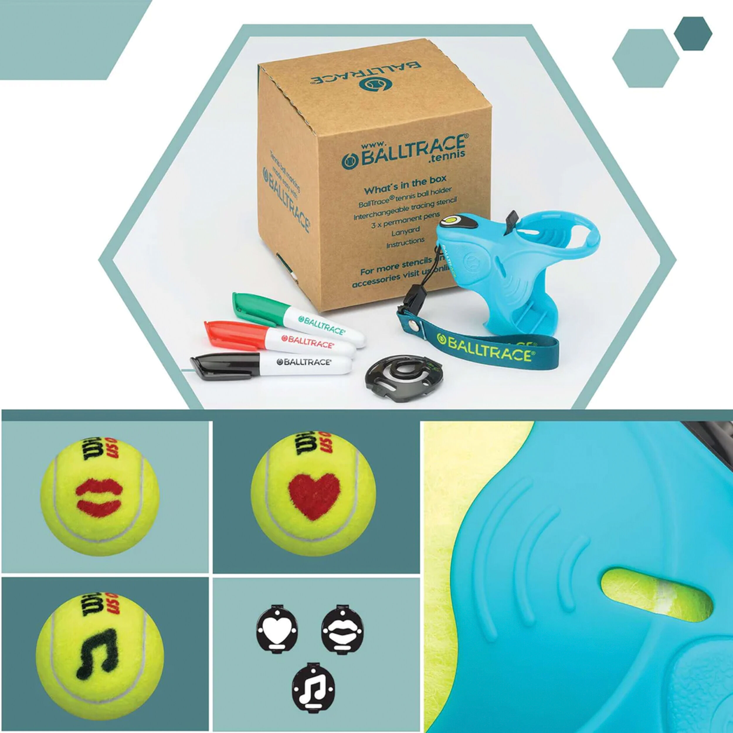 Love & Music Bundle Ballmarker - Blau