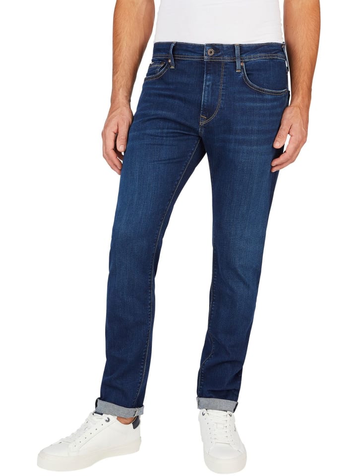 Pepe Jeans Jeans STANLEY tapered in Blau günstig kaufen