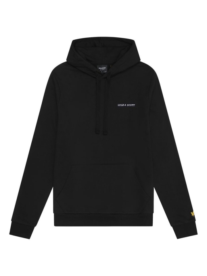 Lyle & Scott Hoodie in Schwarz/ Weiß günstig kaufen