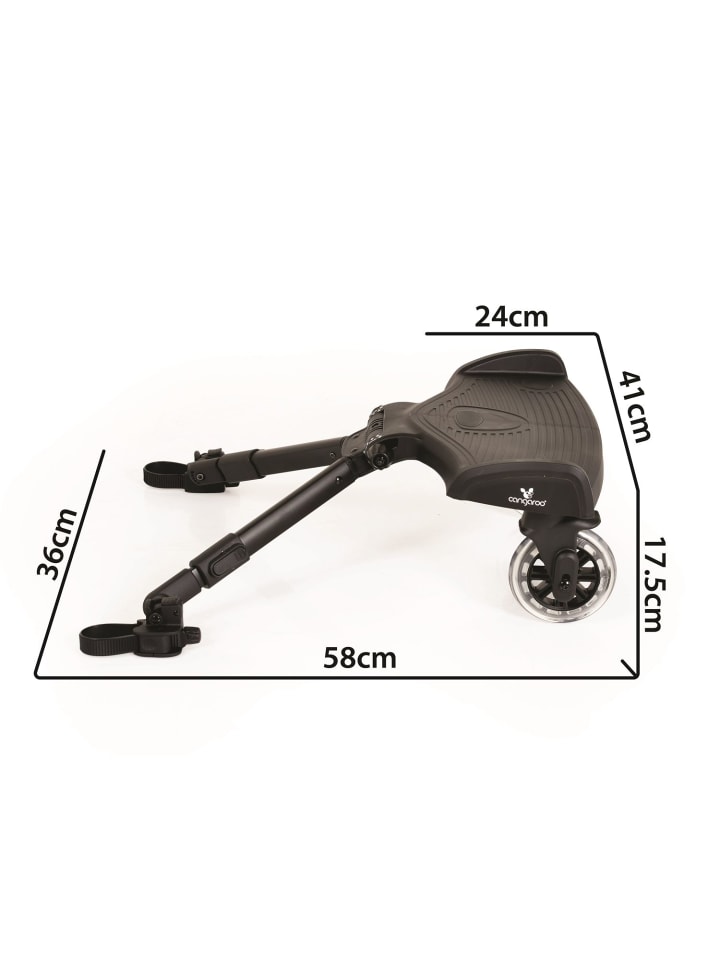 Cangaroo Trittbrett Follow me faltbar in schwarz günstig kaufen onesize