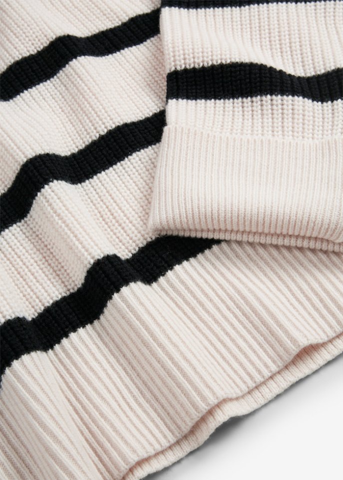 Wollpullover mit lockerer Passform