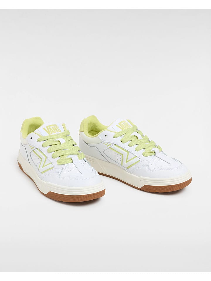 Vans Leder-Sneakers in Weiß günstig kaufen
