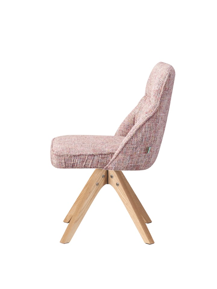 DUBI Möbel 2er-Set: Drehstuhl TALINA in Rosa - (B)49 x (H)84 x  (T)62 cm günstig kaufen onesize