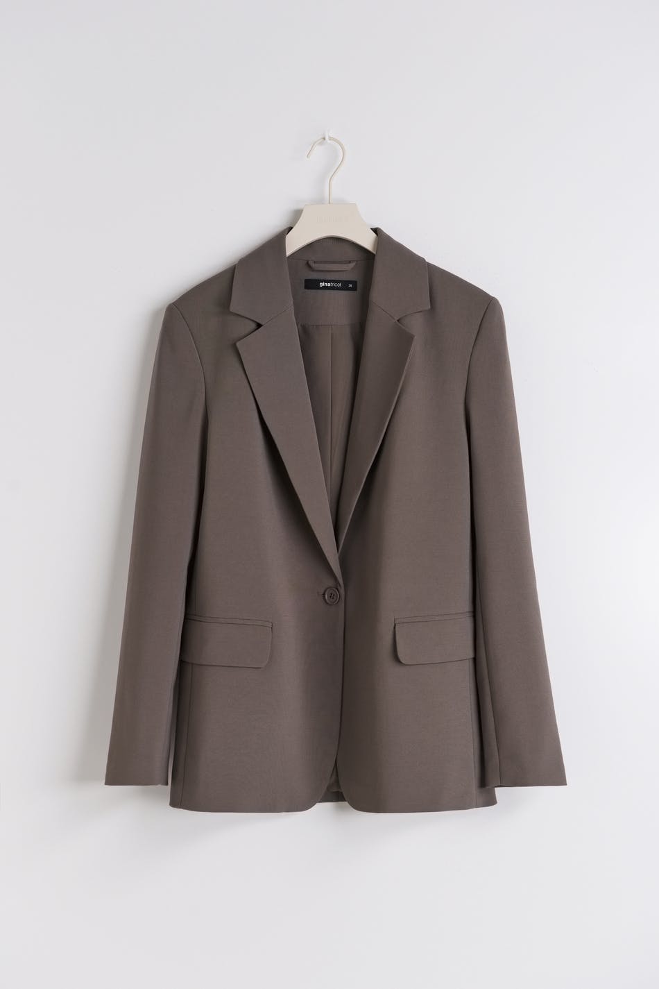 Straight regular blazer