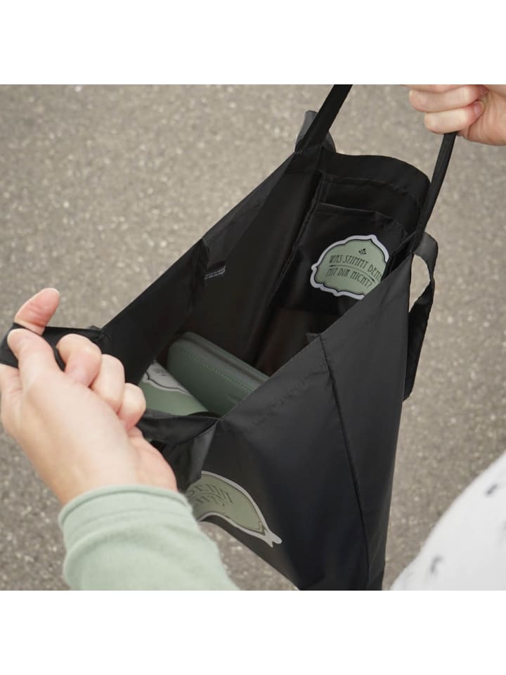 Geda Labels Tasche Was stimmt denn mit dir nicht in Schwarz - 40x40 günstig kaufen onesize