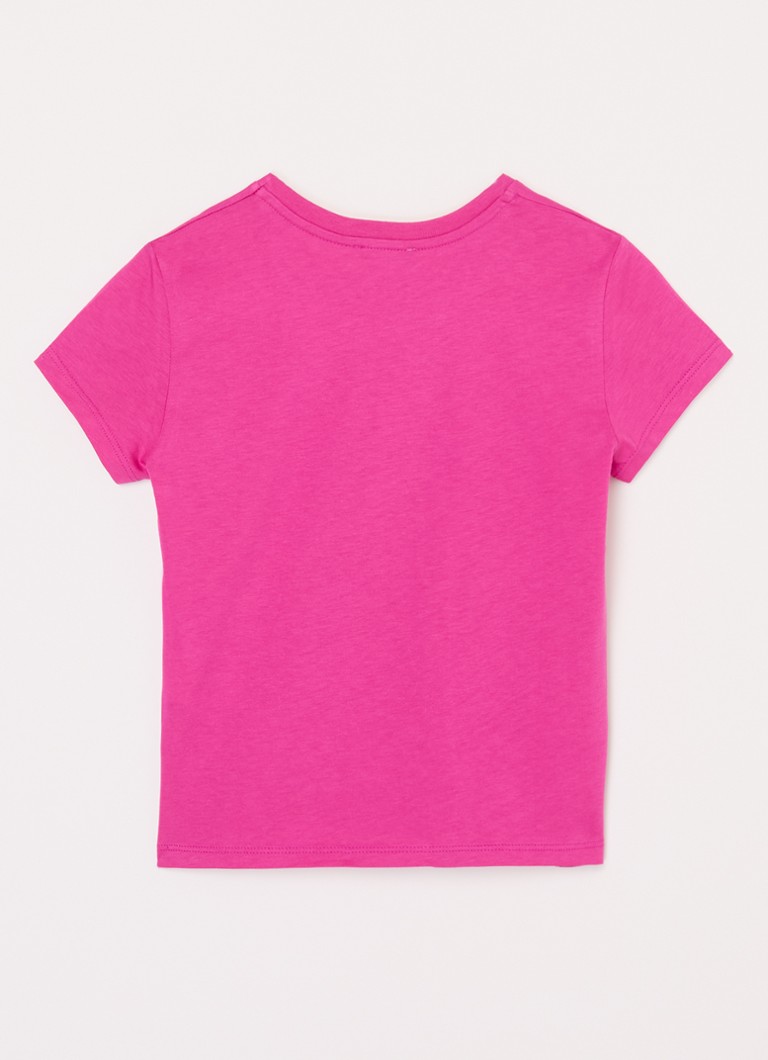 Tricou Benetton cu paiete și logo imprimat.