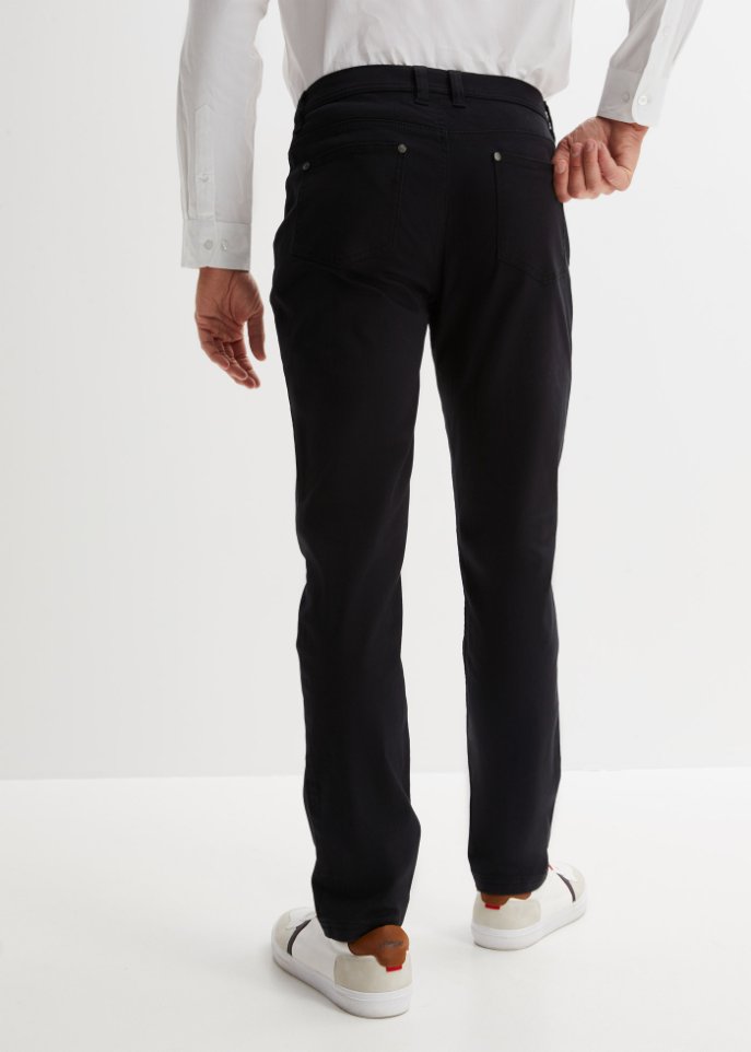 Essential Regular Fit Stretch-Hose, Straight aus Bio Baumwolle