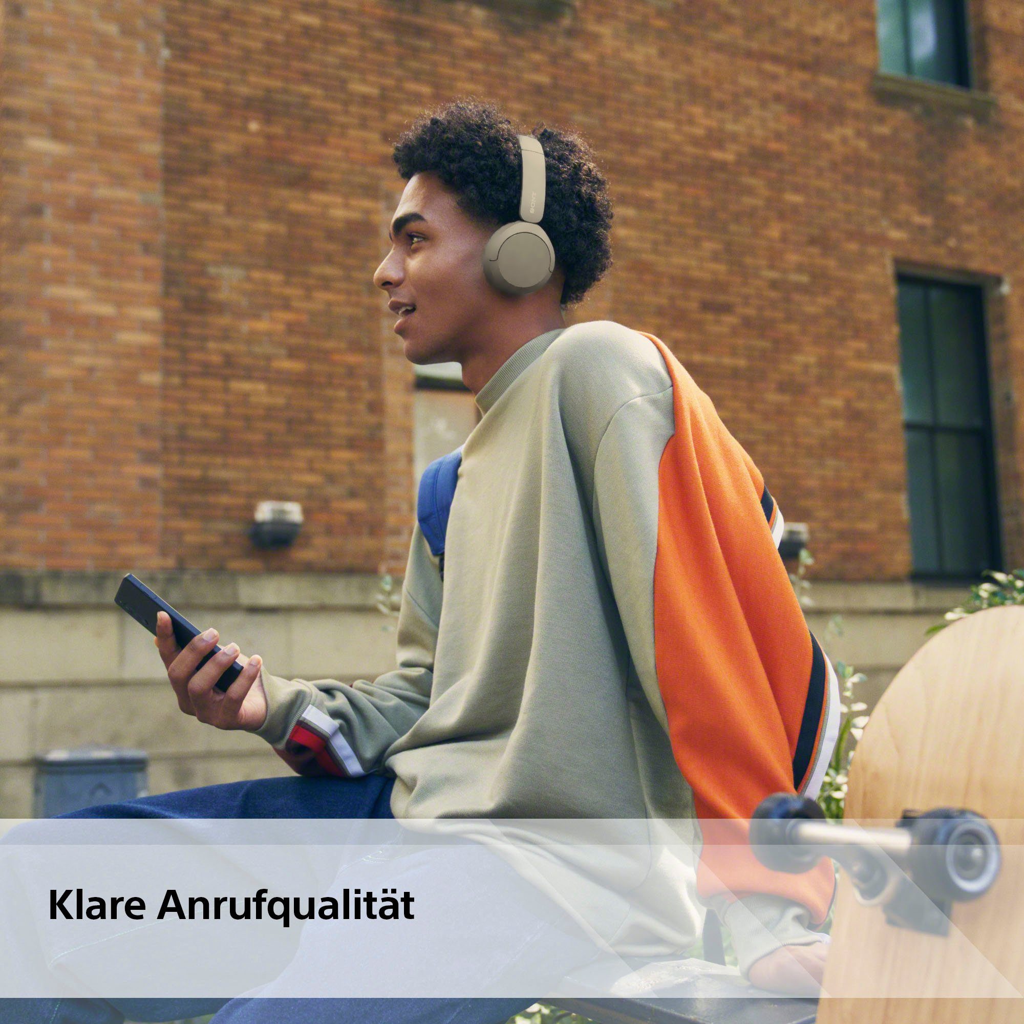 Sony WHCH520 On-Ear-Kopfhörer (Freisprechfunktion, Rauschunterdrückung, Google Assistant, Siri, Bluetooth, 50 Std. Akkulaufzeit)