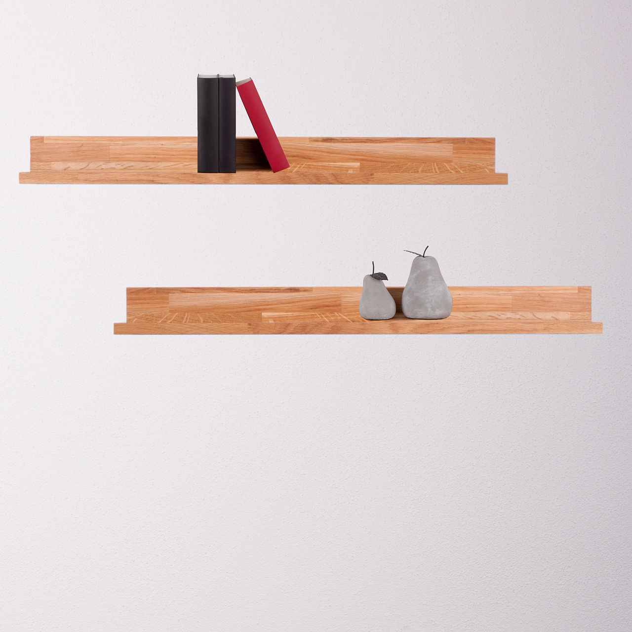 INTERIA Home&Living L-Wandboard / Wandregal KALLE 80 cm
