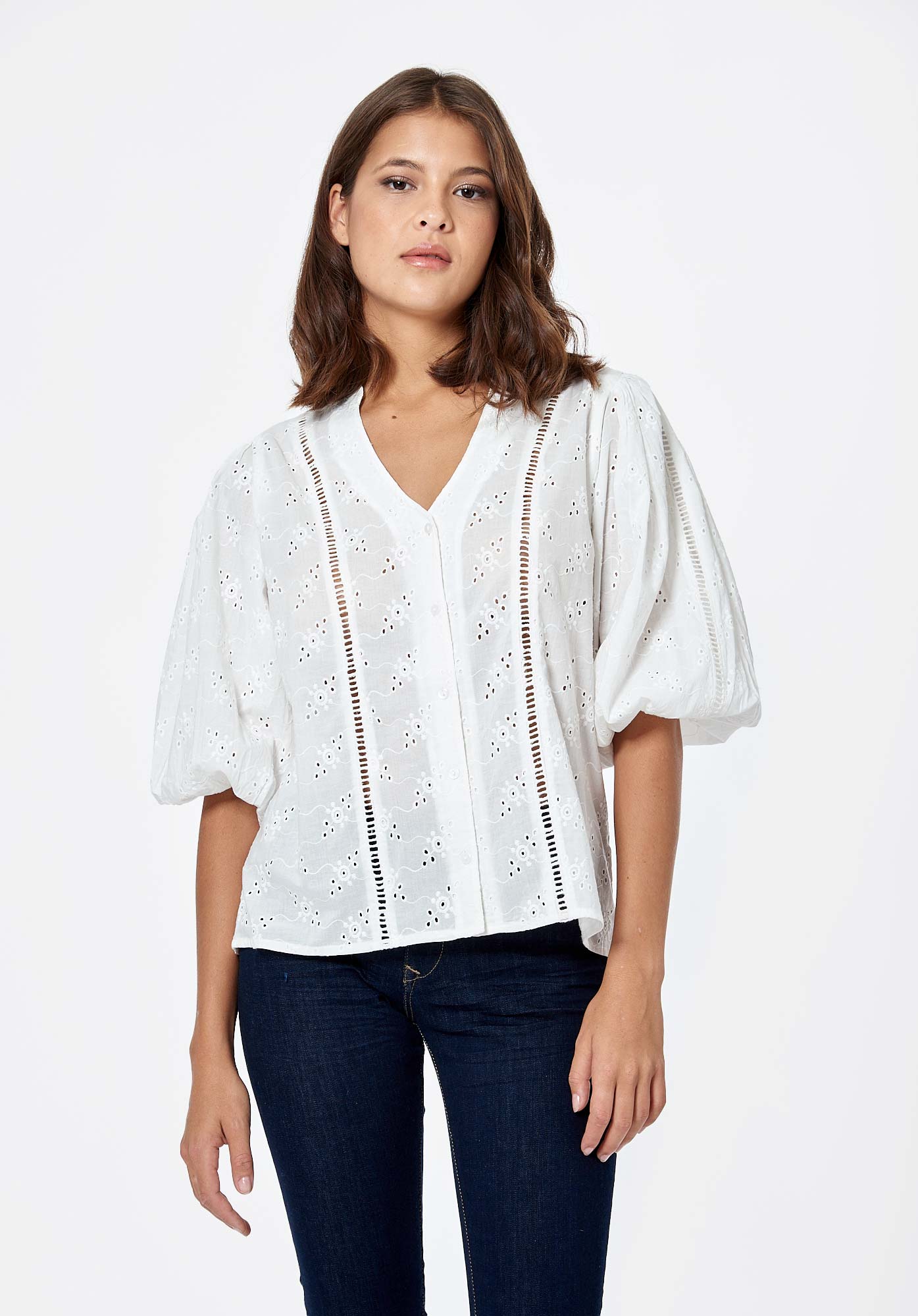 NEW    Blouse légère blanche Femme