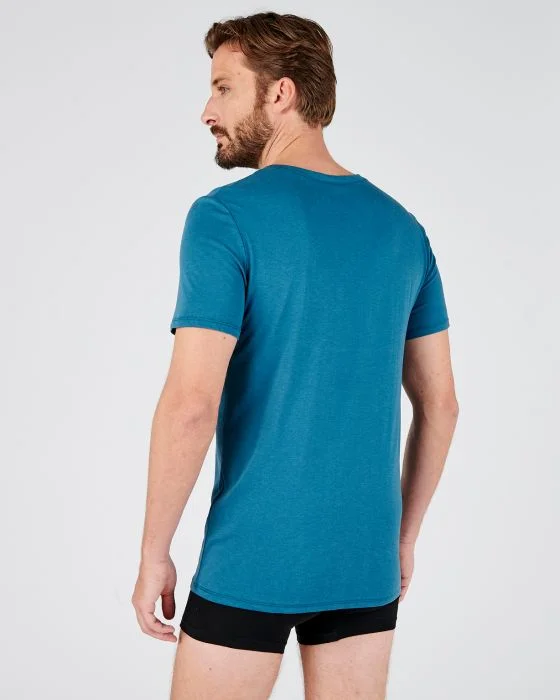 T-shirt col V, maille jersey Climatyl