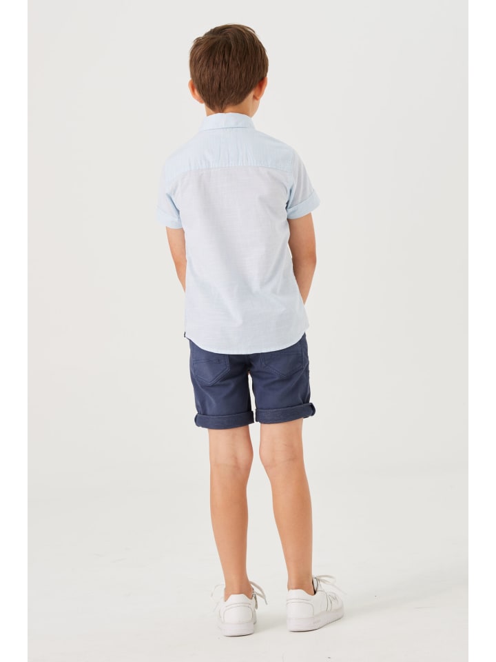 Garcia Kurzarmhemd in pale blue günstig kaufen