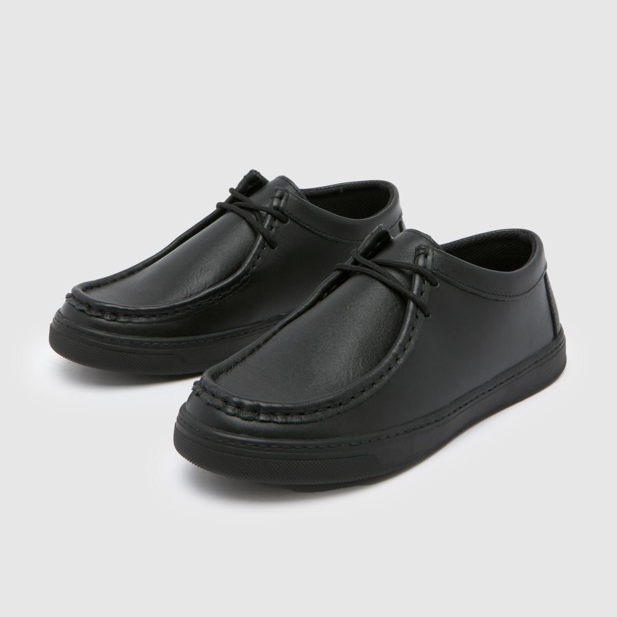 Schuh fekete emelő fiú ifjúsági cipő
