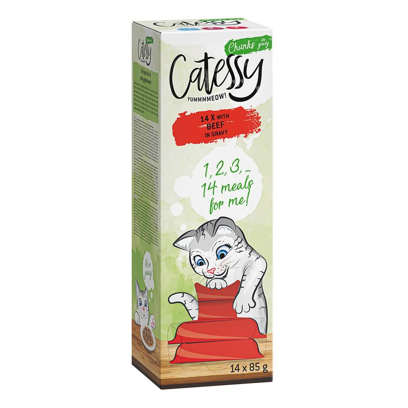 Sparpaket Catessy Häppchen in Sauce Schälchen 28 x 85 g | bitiba