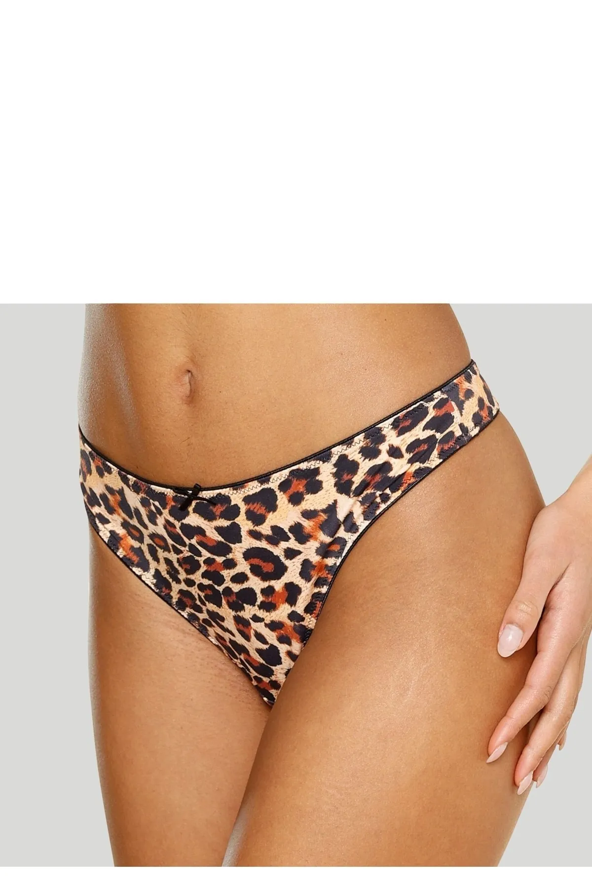 LASCANA  Slip - Beige - Animal Print