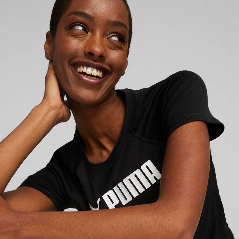 PUMA Fit Logo Funktionsshirt Damen