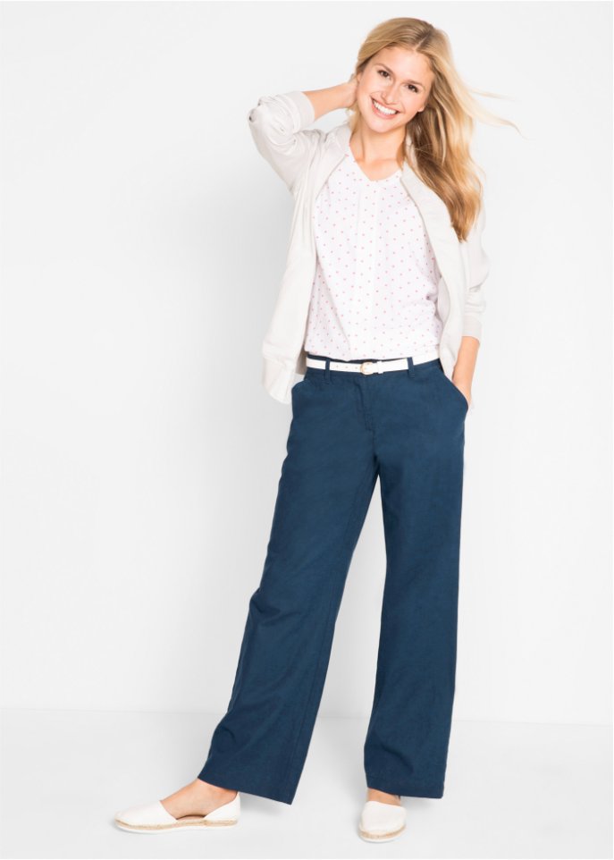 Webhose mit Leinen und Bequembund