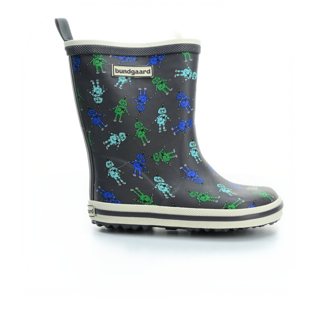 Bundgaard Charly High Robots dunkelblaue gefütterten Gummistiefel