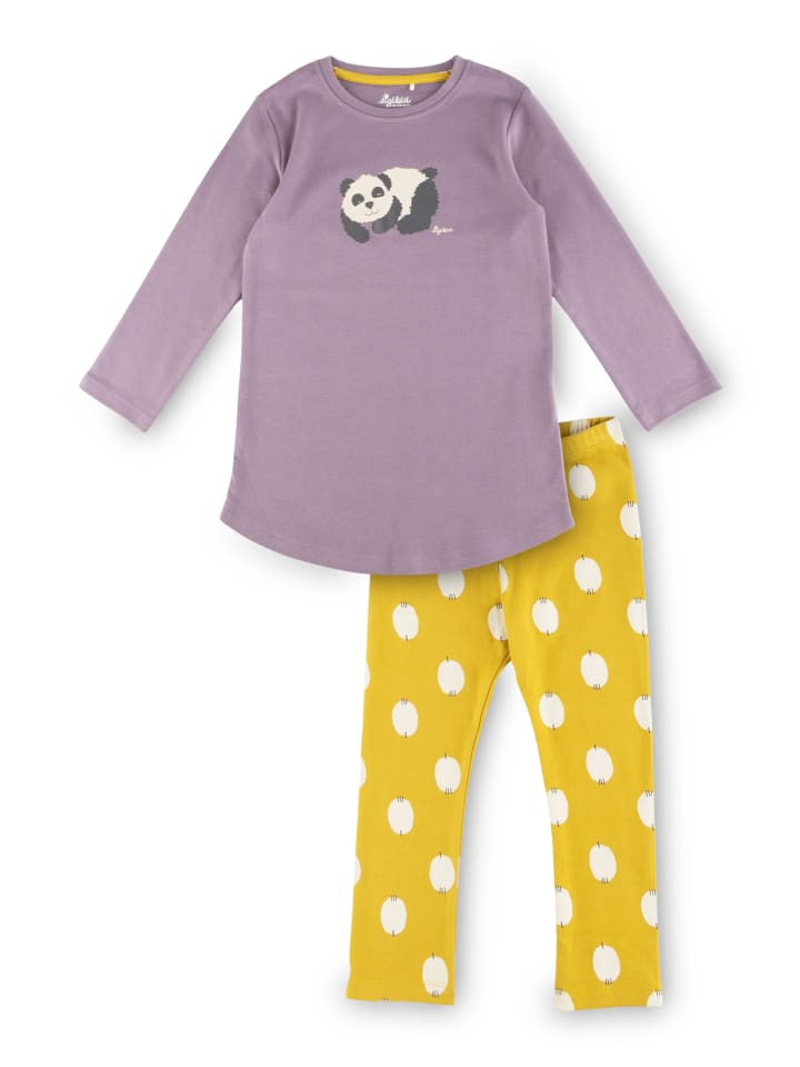 Sigikid Pyjama Nachtwäsche in lila/gelb günstig kaufen