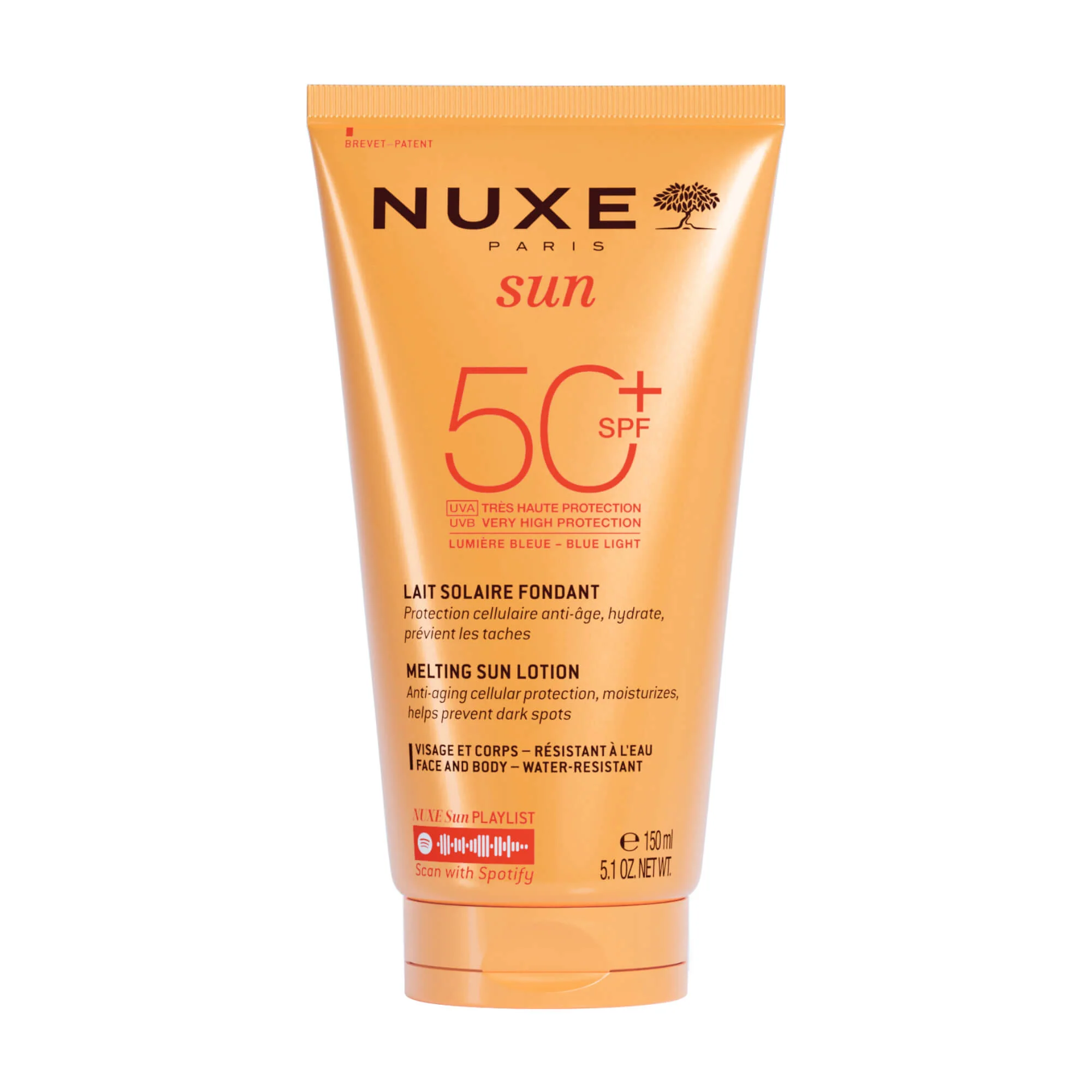 Opaľovacie mlieko na tvár a telo SPF50+ - Vysoko ochranné opaľovacie mlieko na telo, Vysoko ochranné opaľovacie mlieko na tvár.