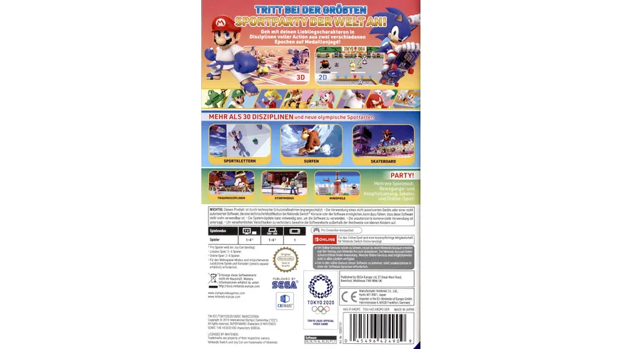 Mario & Sonic bei den Olympischen Spielen: Tokyo 2020